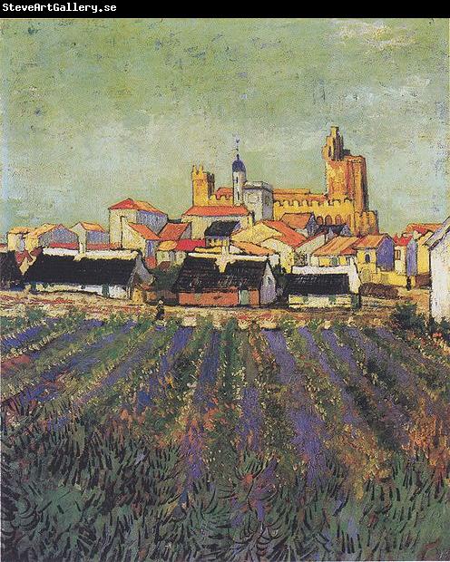 Vincent Van Gogh View to Saites-Maries
